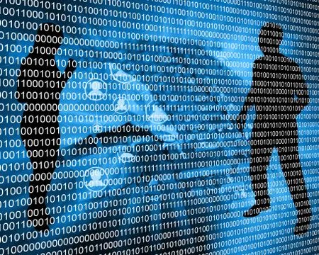 Binary code 스톡 일러스트