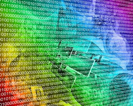 Binary code Stockillustratie