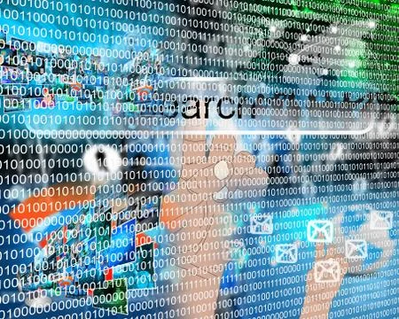 Binary code Stockillustratie