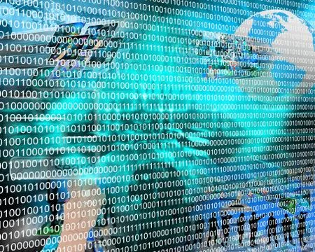 Binary code Stock Illustration