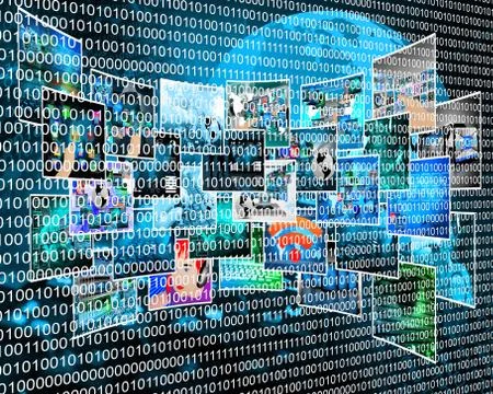 Binary code イラスト素材