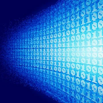 Binary code Stock Illustration