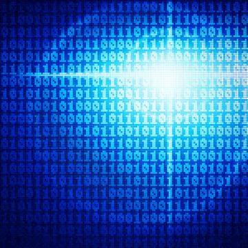 Binary code Stockillustratie