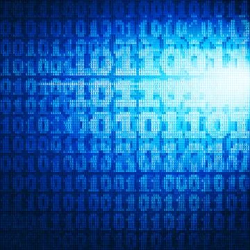 Binary code Stock Illustration