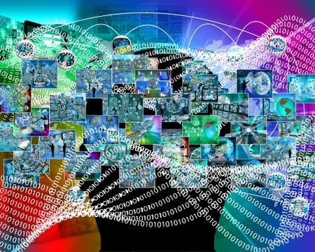 Binary code Stock Illustration