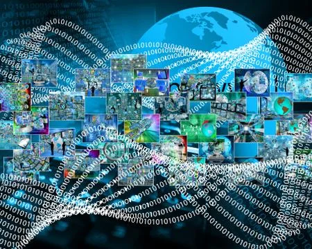 Binary code Stock Illustration