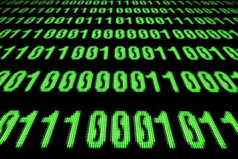 Binary code Stock Illustration