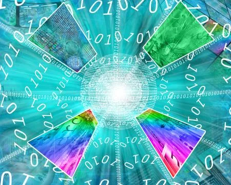 Binary code Illustration