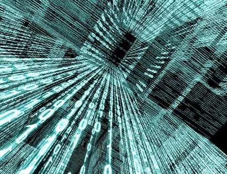 Binary code Illustrazione stock