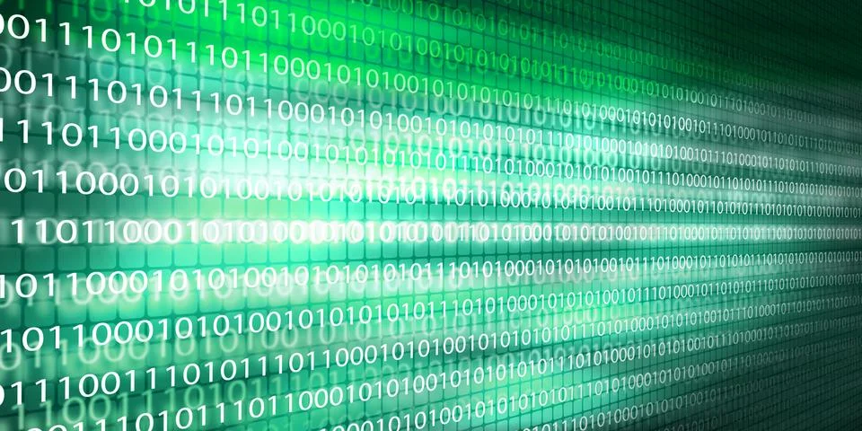 Binary code Stock Illustration