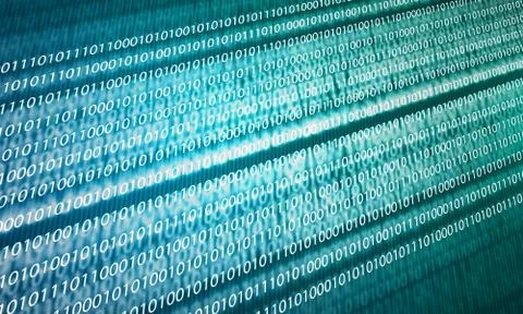 Binary code Stock Illustration