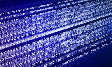 Binary code Stock Illustration