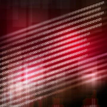 Binary code Illustrazione stock