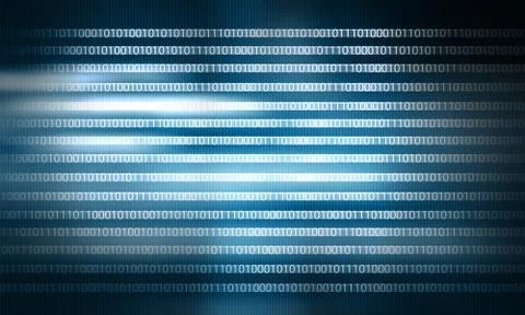 Binary code Stock Illustration