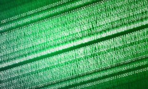 Binary code Stockillustratie