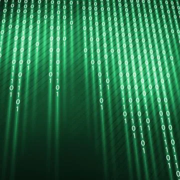 Binary code Stockillustratie