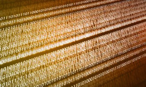 Binary code Stockillustratie