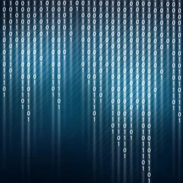 Binary code 스톡 일러스트