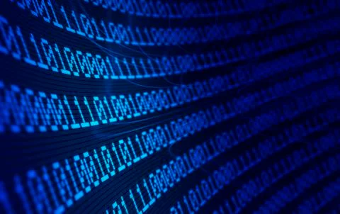 Binary code 스톡 일러스트