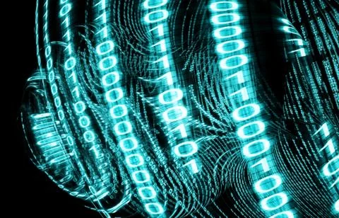 Binary code Stock Illustration