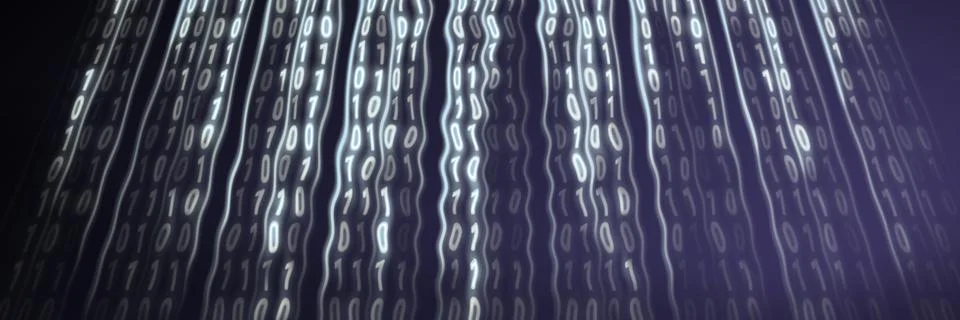 Binary code Illustrazione stock