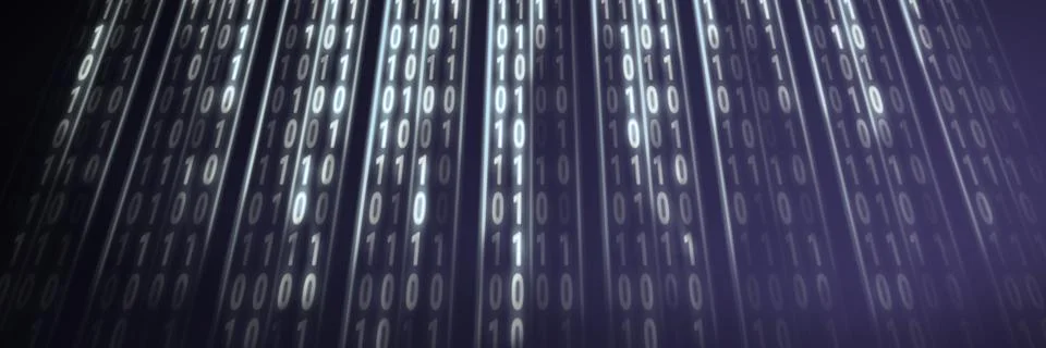 Binary code Illustrazione stock