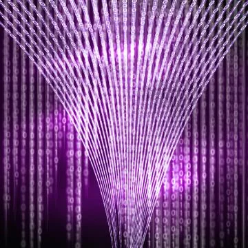 Binary code Stock Illustration