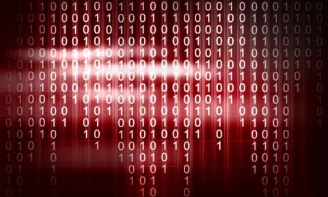 Binary code Stockillustratie