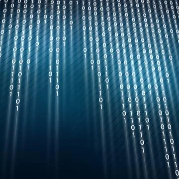 Binary code Stock Illustration