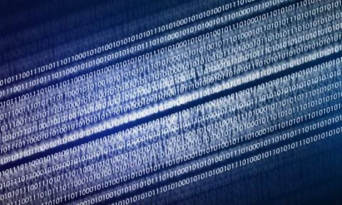 Binary code Stock Illustration