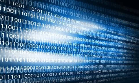 Binary code Stock Illustration