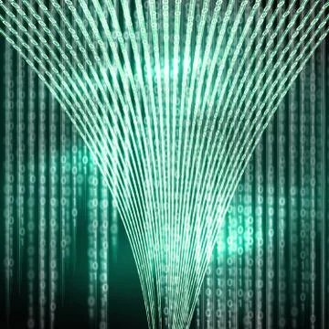 Binary code Stock Illustration