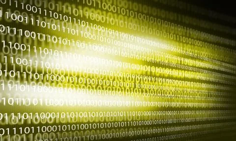 Binary code Stock Illustration