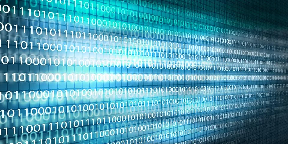 Binary code Illustrazione stock