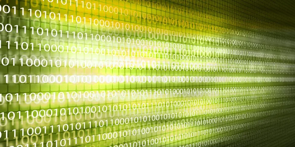 Binary code Illustrazione stock