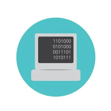 Binary Code Stock Illustration