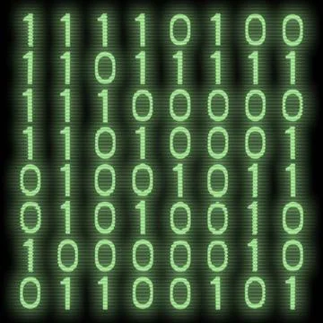Binary code An image of a green binary code background Copyright: xZoonar.... 스톡 사진