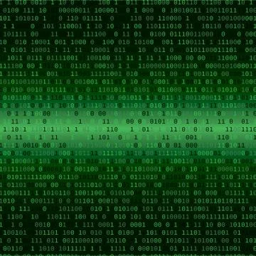 Binary code. Internet security concept. Stock Illustration