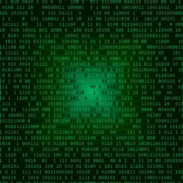 Binary code. Internet security concept. Stock Illustration