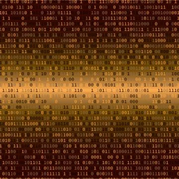 Binary code. Internet security concept. Stock Illustration