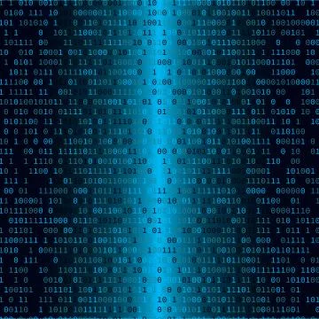 Binary code. Internet security concept. Stock Illustration