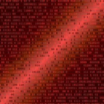 Binary code. Internet security concept. Stock Illustration