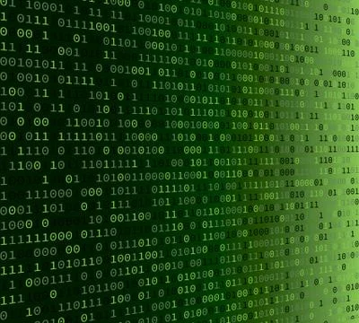 Binary code. Internet security concept. Stock Illustration