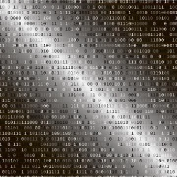 Binary code. Internet security concept. Stock Illustration