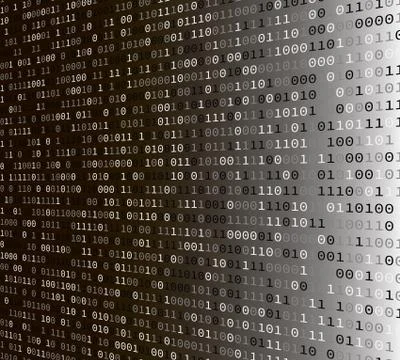 Binary code. Internet security concept. Stock Illustration