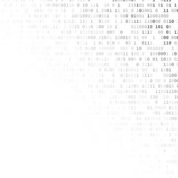 Binary code. Internet security concept. Stock Illustration