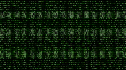 Binary Code Listing Stock Footage 65745735