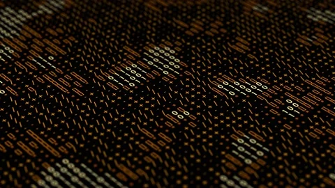 Binary code. Loopable sequence. Stock Footage 168069094