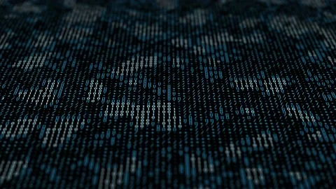 Binary code. Loopable sequence. Stock Footage 168069175