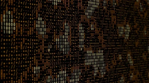 Binary code. Loopable sequence. Stock Footage 168069193